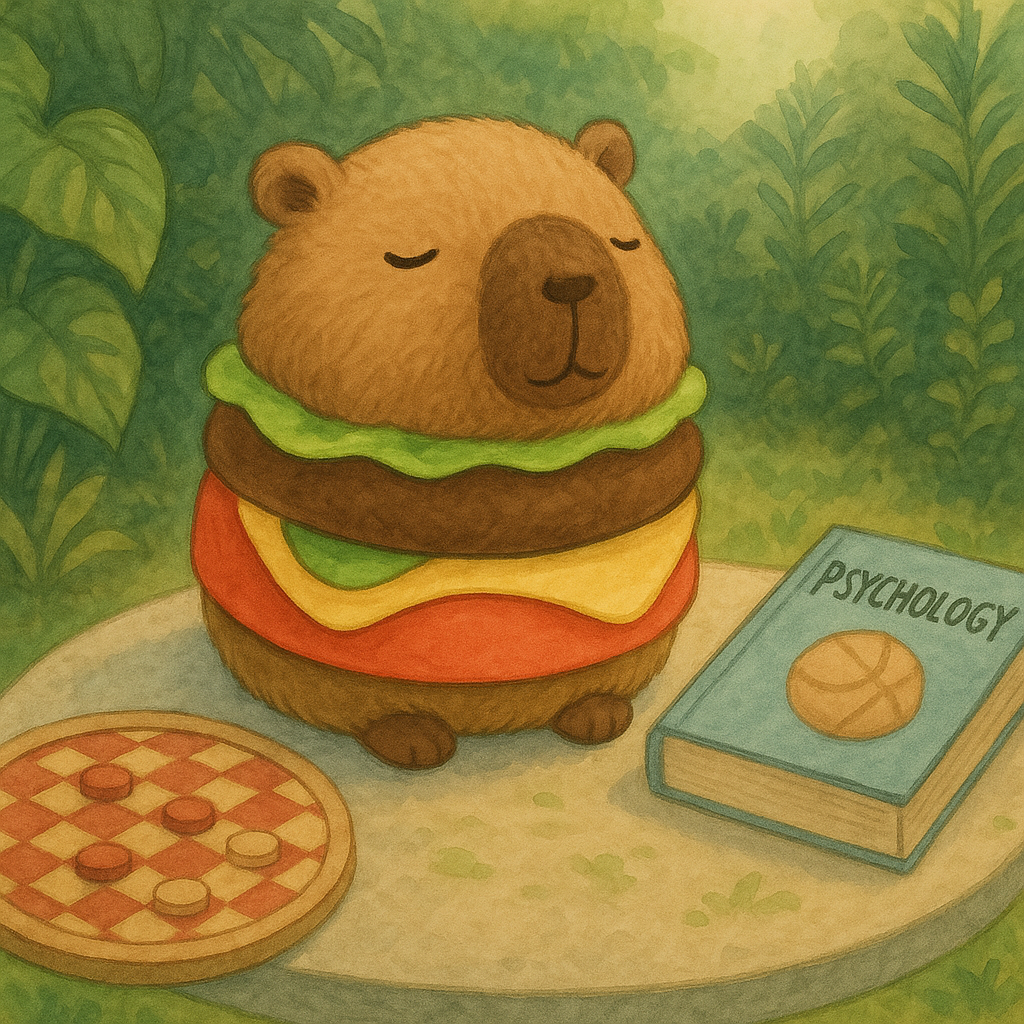 漢堡卡皮巴拉玩偶